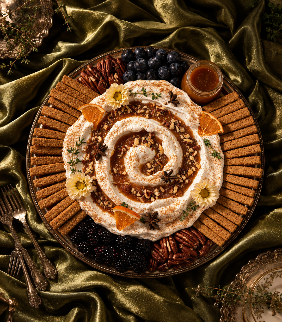 The Cinna Swirl Cheesecake