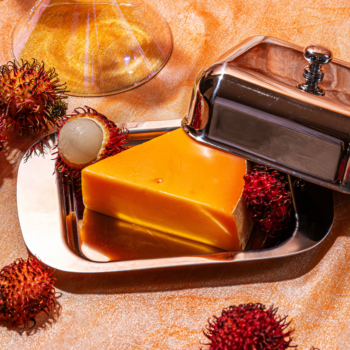 Dutch Mimolette Curd Corner – Yellow Block