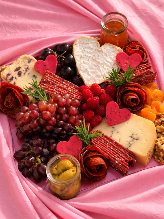 Valentine's Cheese Board